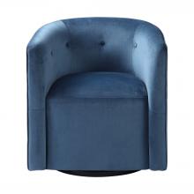 23491 - Uttermost Mallorie Blue Swivel Chair